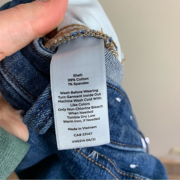 [Talbots] Women's Denim Modern Ankle Jeans Mid Rise Straight Leg Jeans - Picture 5 of 7